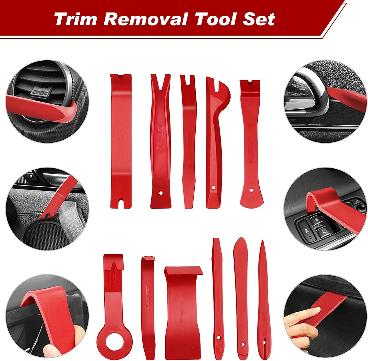 Auto Interior Disassembly Kit Car Plastic Trim Removal Tool 