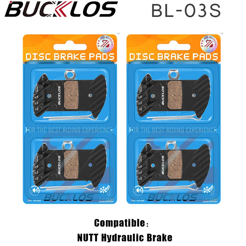 BUCKLOS Bicycle Disc Brake Pad Ceramic Bike Hydraulic Brakes Pads Road MTB Brake Pad for Shimano L05A J04C J05A H03A N03A NUTT