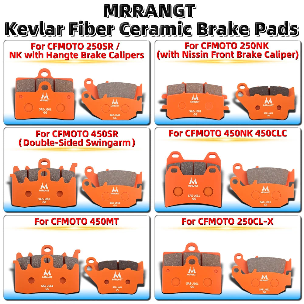MRRANGT Ceramic Brake Pads Performance Brake Kit fit for CFM