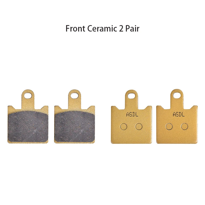 Motorcycle Ceramic Fiber Front Rear Brake Pads for KAWASAKI GTR ZZR 1400 GTR1400 ZZR1400 ZX1400 ZG1400 ABS Performance Sport