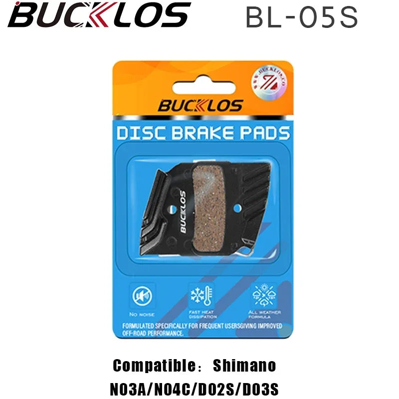 BUCKLOS Bicycle Disc Brake Pad Ceramic Bike Hydraulic Brakes Pads Road MTB Brake Pad for Shimano L05A J04C J05A H03A N03A NUTT
