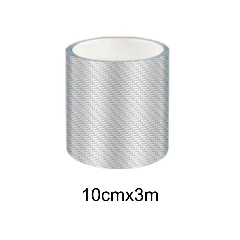 Transparent Carbon Fiber Car Threshold Portector Moulding Strip Trim Bumper Strip Door Sill Film Anti Scratch Guards Car Sticker