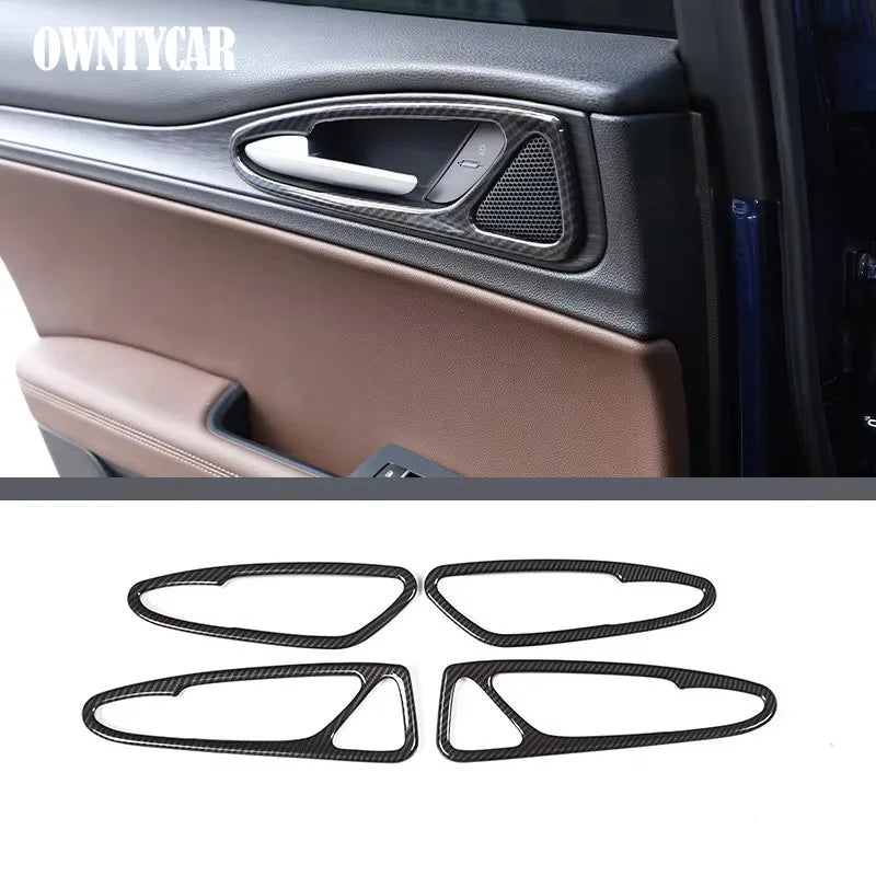ABS Carbon Fiber For Alfa Romeo Stelvio 2017-2020 Car Interior Trim Sticker Accessories Car Modification Car Styling