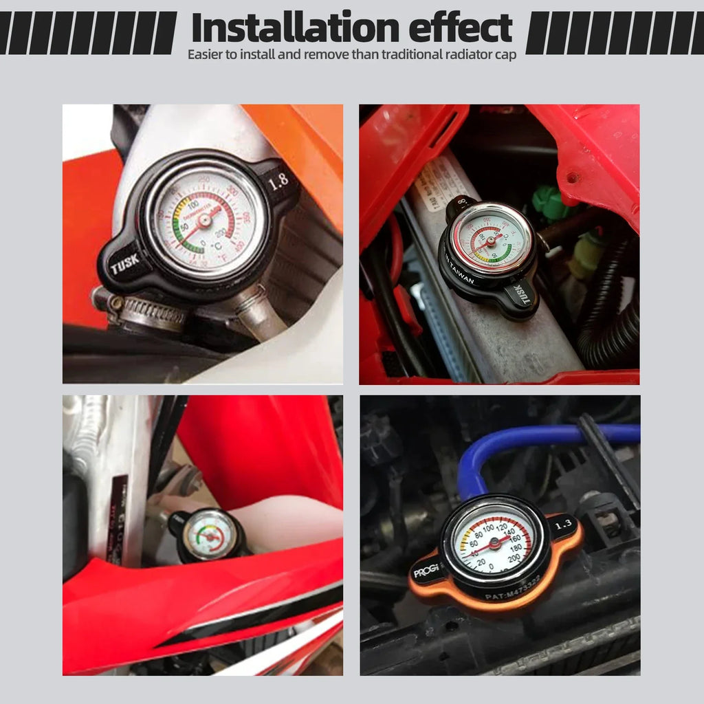 1.8 Bar High Pressure Radiator Cap 25.6Psi With Temperature 