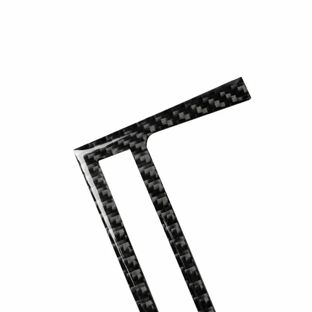 Carbon Fiber Car Interior Central Cover Decor Trim Central S