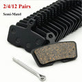 2/4/12 Pairs Bicycle Semi-Metal Disc Brake Pads For Sram Cod