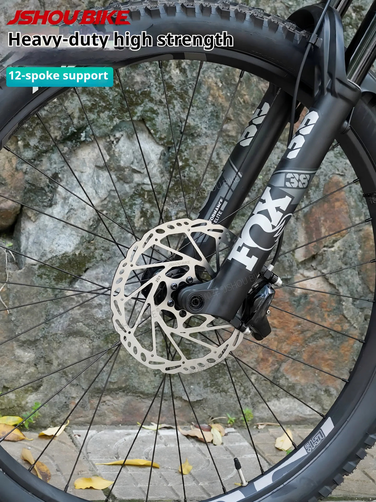 JSHOUBIKE Disc Brake Rotor 6 Bolt 160 180 203 220mm Thickene
