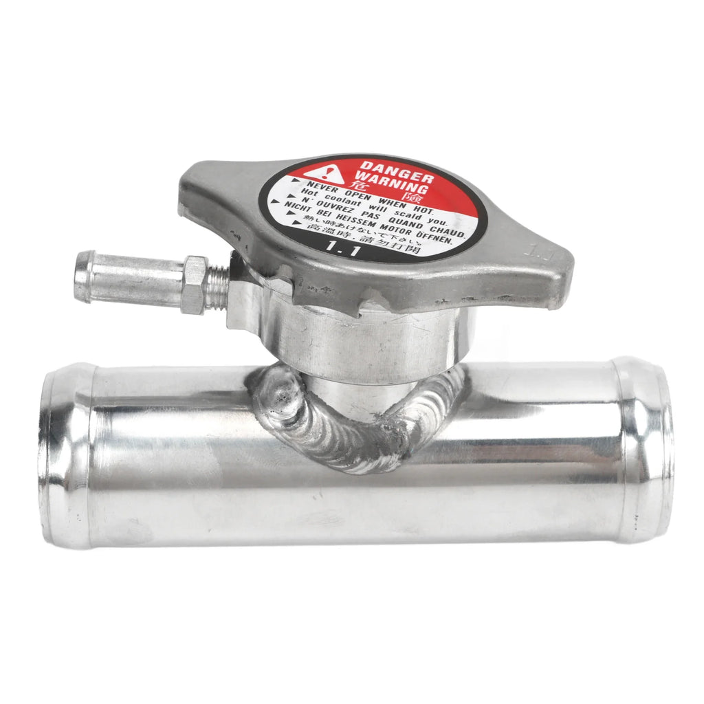 T-6061 Aluminum Polished Surface Inline Radiator Neck Fillin