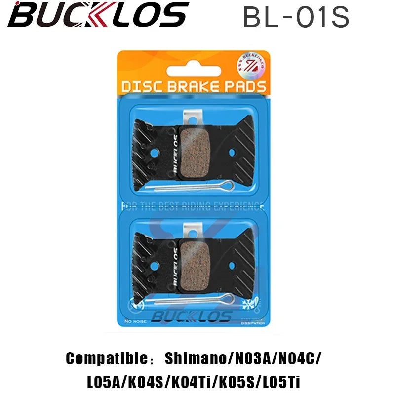 BUCKLOS Bicycle Disc Brake Pad Ceramic Bike Hydraulic Brakes Pads Road MTB Brake Pad for Shimano L05A J04C J05A H03A N03A NUTT