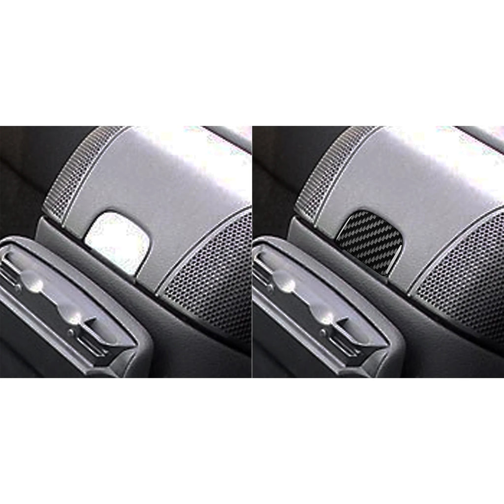Real Carbon Fiber Car Accessories Storage Trim Cover Soft St