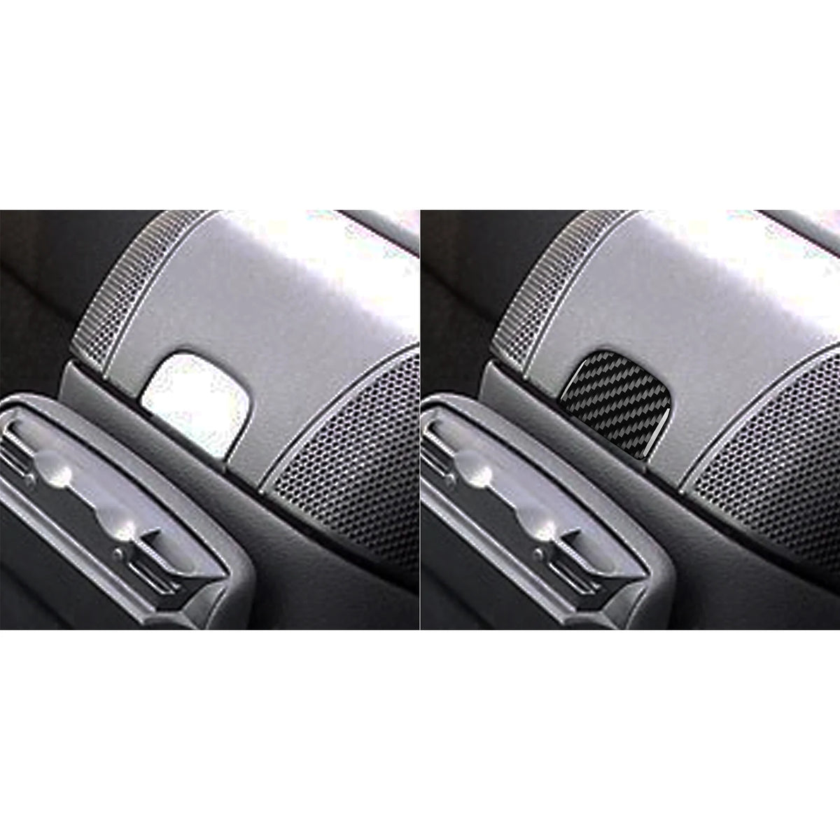 Real Carbon Fiber Car Accessories Storage Trim Cover Soft St