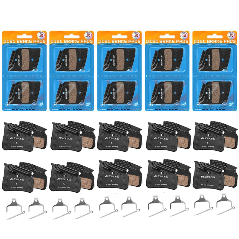 BUCKLOS Ceramic Brake Pads for SHIMANO MTB Hydraulic Disc Brake Pad for N03A N04C D02S D03S Bike Brake Pad Fit M7120 M8120 M9120