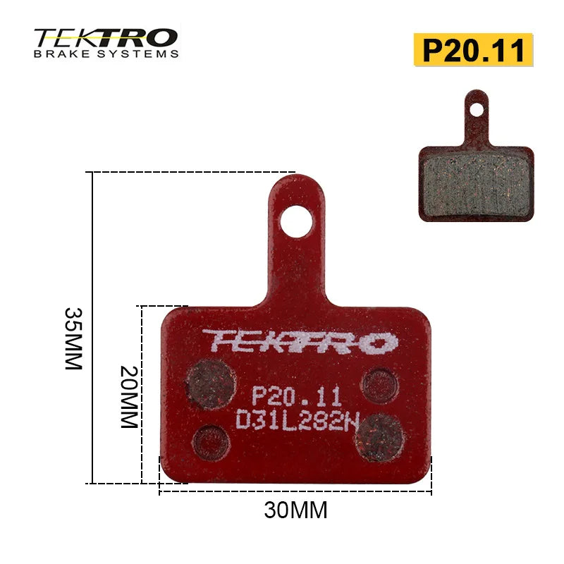 TEKTRO Bicycle Brake Pads P20.11 High Braking Performance Lo