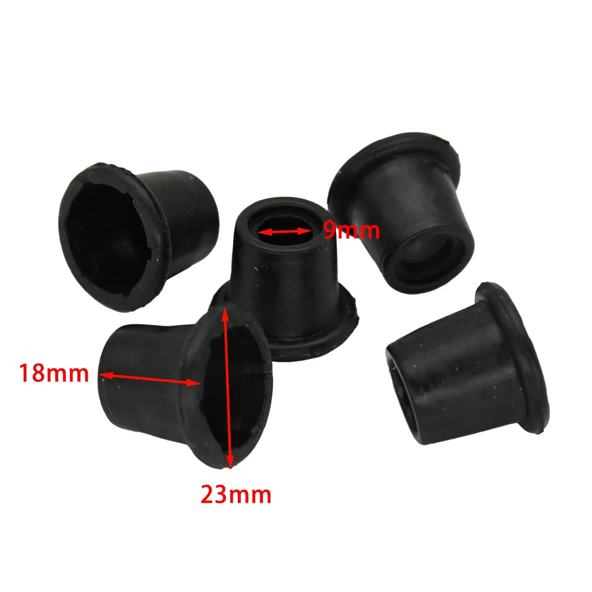 10Set Motorcycle Scooter Brake Upper Lower Pump Caliper Shock Absorber Sleeve Rubber Disc Brake Pump Waterproof Cap Dust Cover