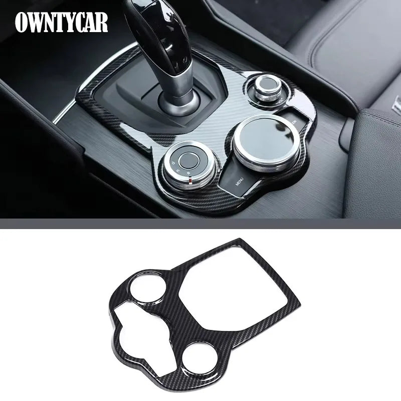 ABS Carbon Fiber For Alfa Romeo Stelvio 2017-2020 Car Interior Trim Sticker Accessories Car Modification Car Styling