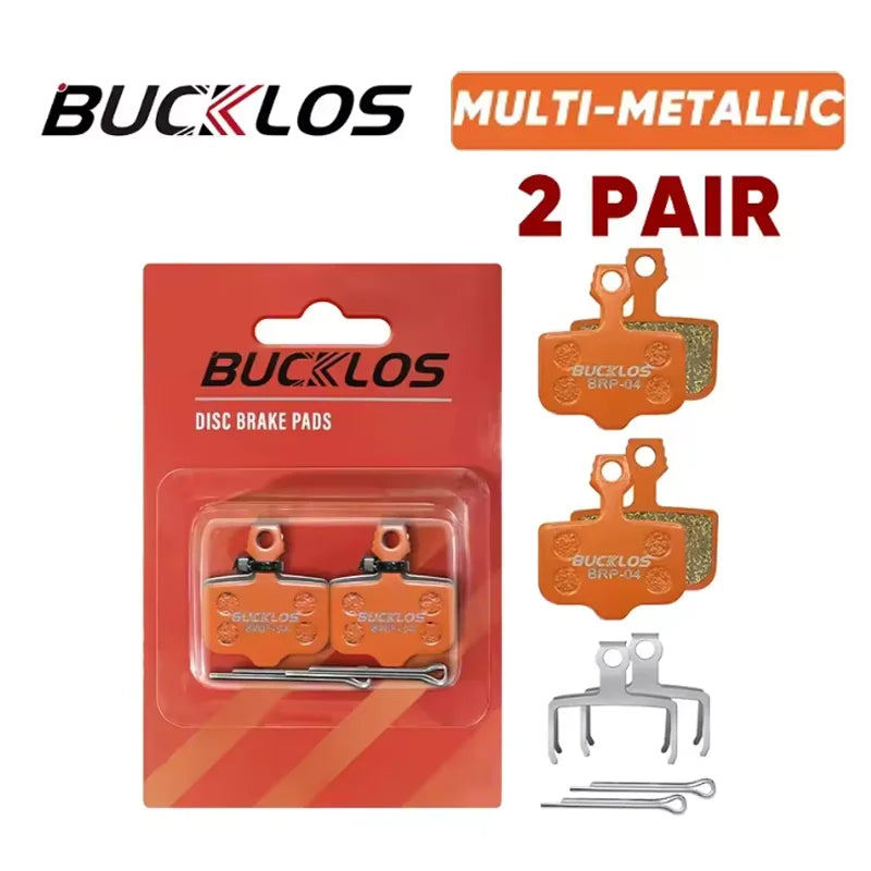 BUCKLOS Bike Disc Brake Pads for SRAM Avid MTB Road Bicycle Hydraulic Brake Pad Durable Wear-resistant Brake Pads Bike Accessory
