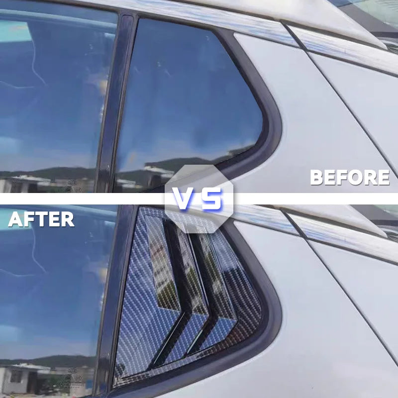 For Kia Stinger 2018-2022 2pcs Rear Side Window Blinds Trim 