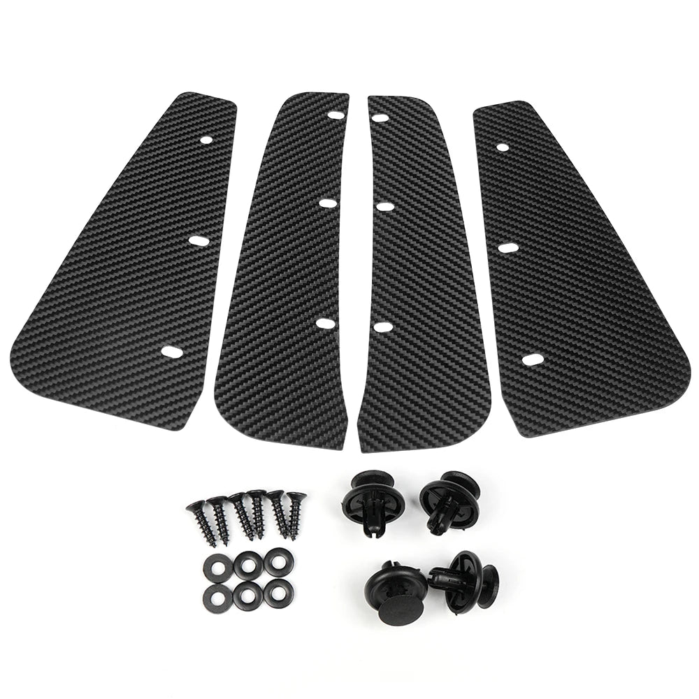 4Pcs Real Carbon Fiber Car Side Fender Mudflaps Splash Mud Guards Flaps Cover Trim Accessories For Toyota GR Yaris 2025 2026