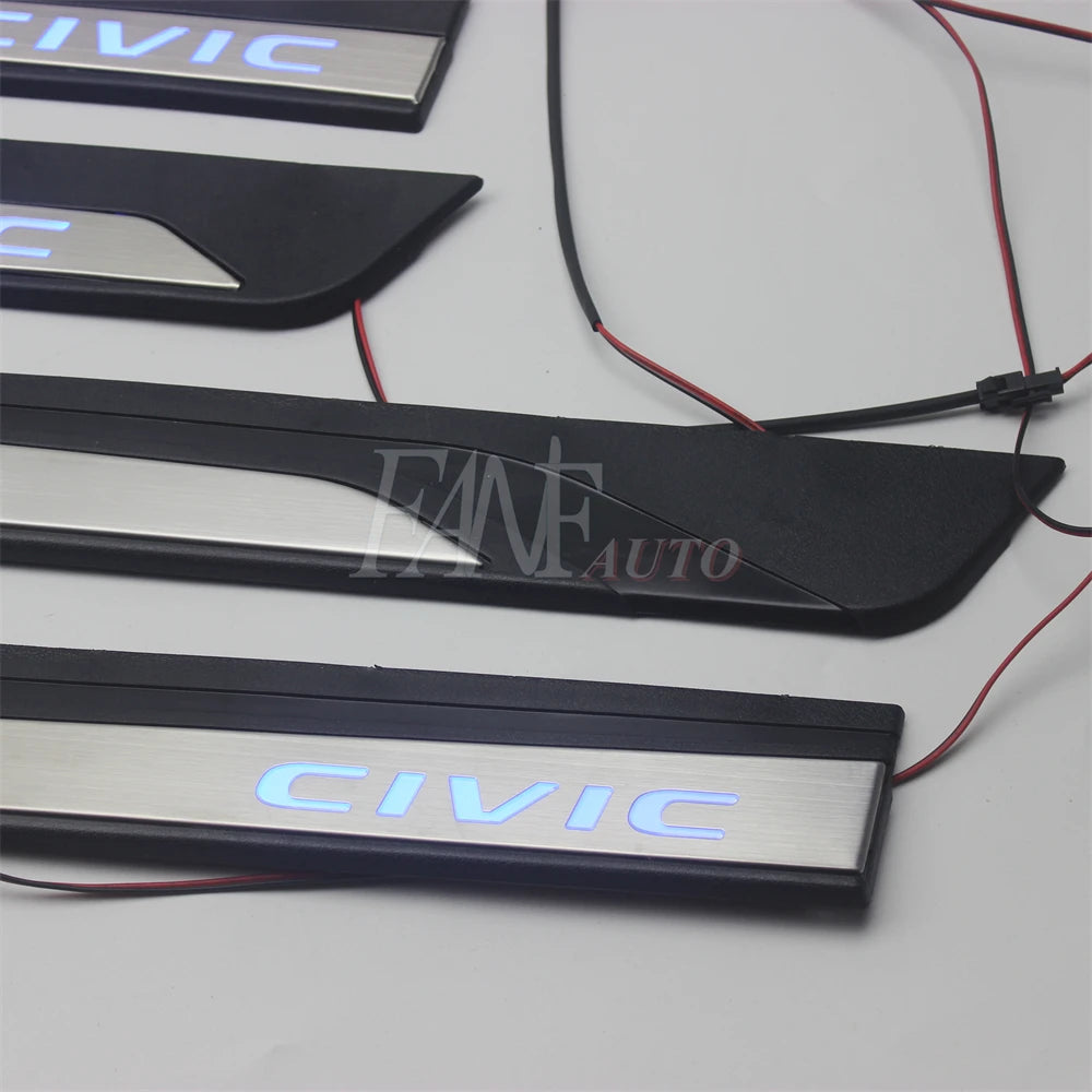 Car Styling For Honda Civic 2016-2021 10TH Stainless Steel L