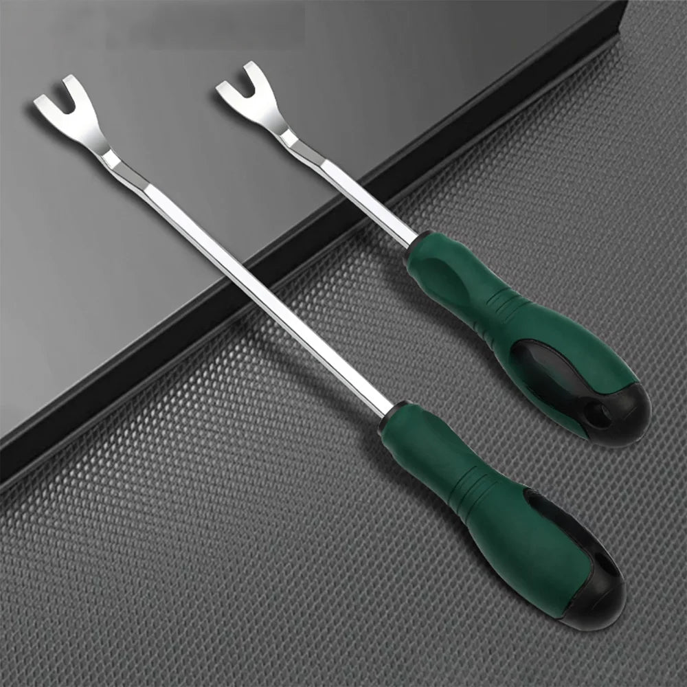 Auto Door Panel Clip Remover Tool Set Durable Steel Pry Bar 