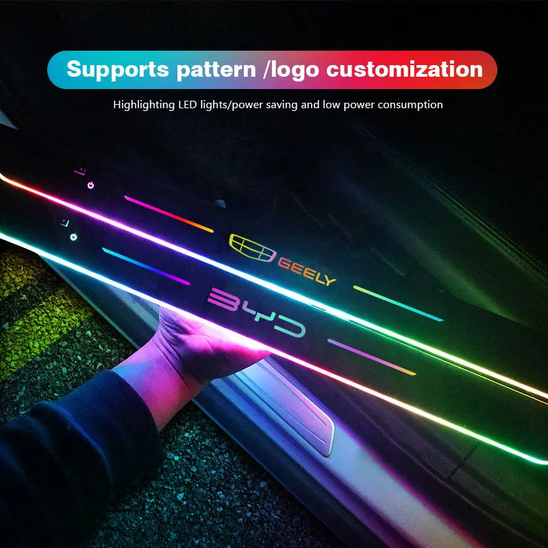 Customized Car Door Sill Light Threshold Lamp Logo Projector