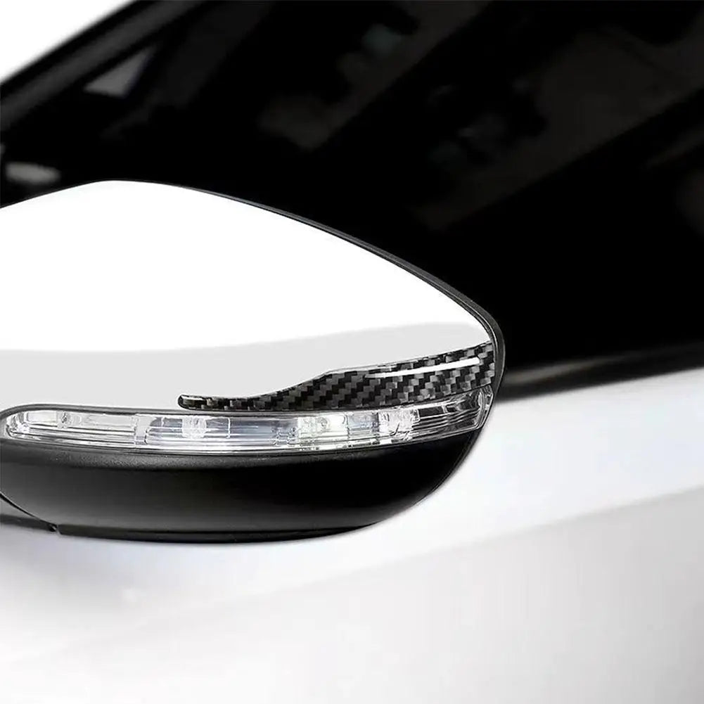 2pcs Mirror Edge Protection Car Crash Strips Protect Lightwe