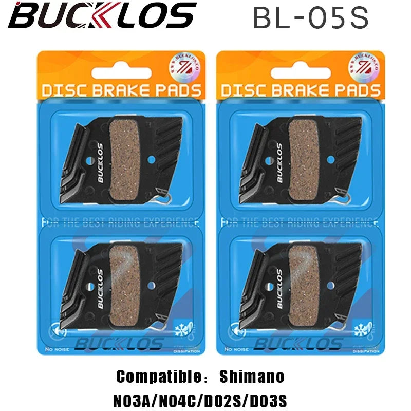 BUCKLOS Bicycle Disc Brake Pad Ceramic Bike Hydraulic Brakes Pads Road MTB Brake Pad for Shimano L05A J04C J05A H03A N03A NUTT