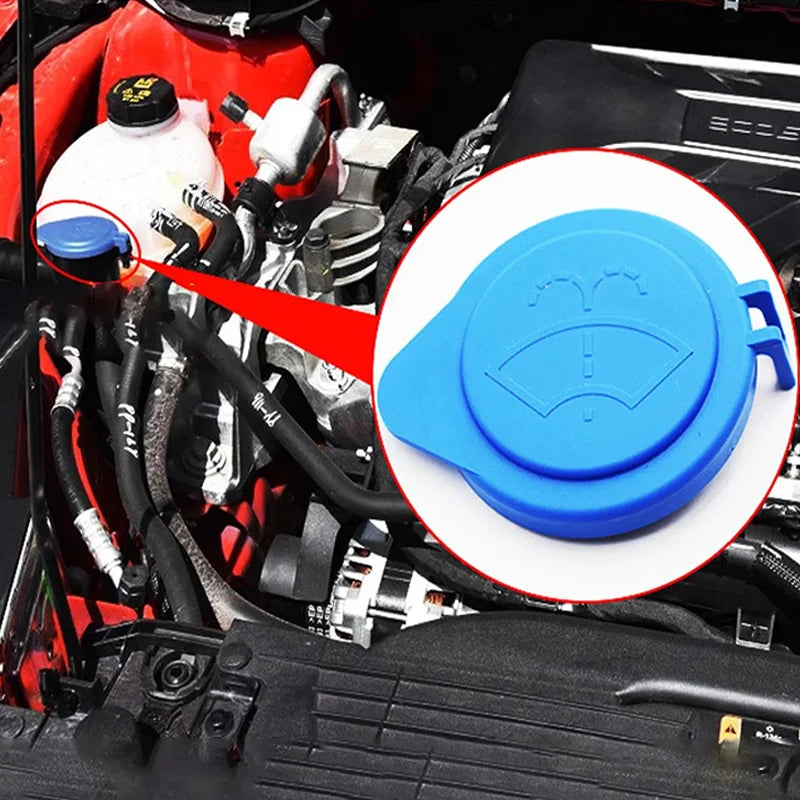 Car Windshield Wiper Washer Tank Bottle Fluid Reservoir Cap 