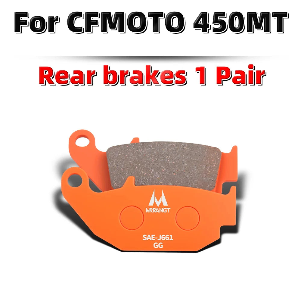 MRRANGT Ceramic Brake Pads Performance Brake Kit fit for CFMOTO 450SR 450NK 450MT 450SR-S 450CL-C 250SR 250NK CLX250 250CL-C