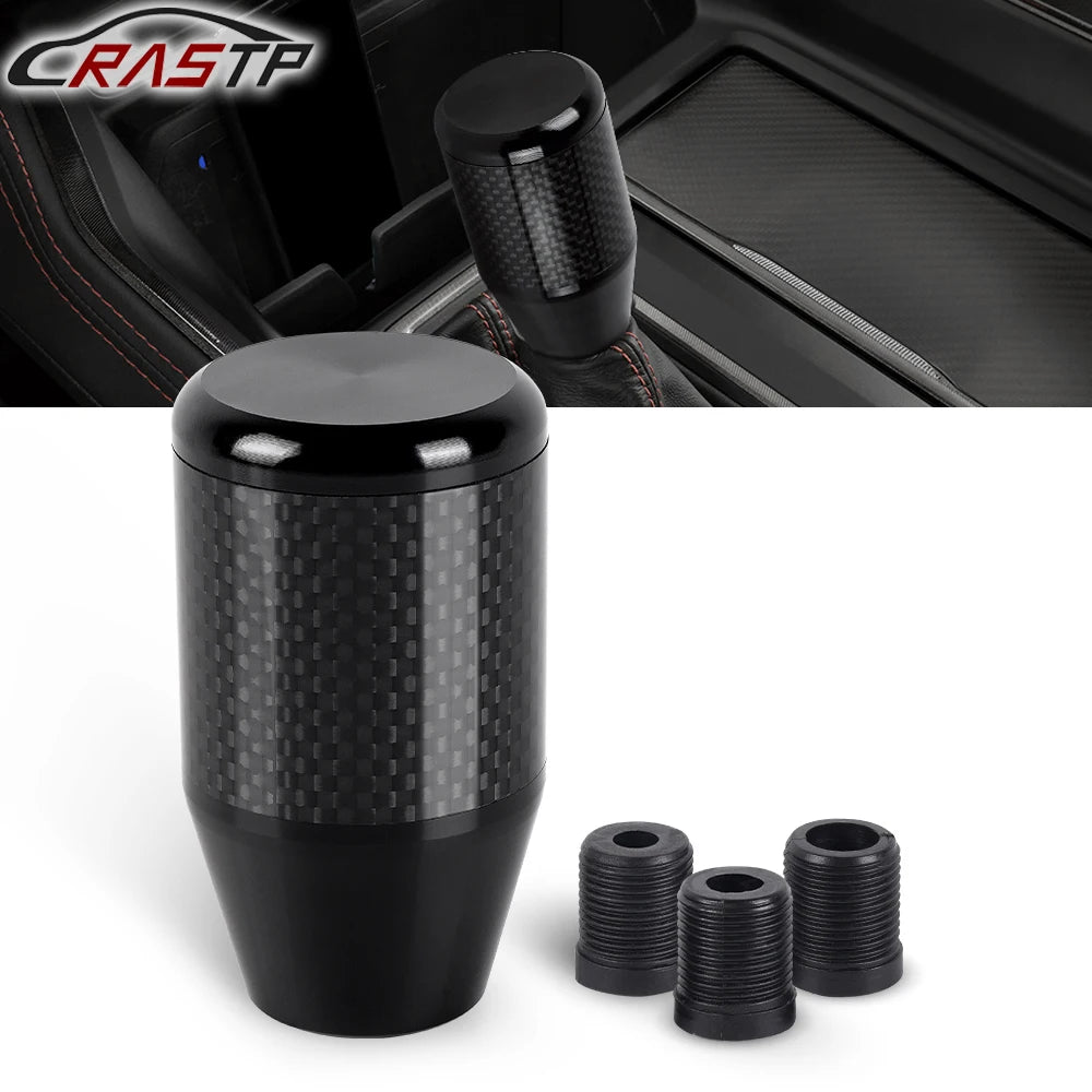 RASTP-Universal Carbon Pattern Aluminum Alloy Shift Knob Car