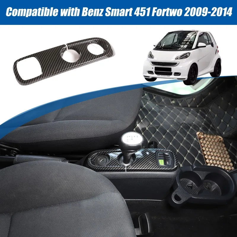 ABS Carbon Fiber Texture Car Center Console Gear Shift Panel