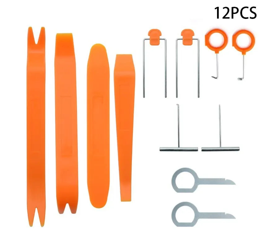 12 PCS Car Hand Tools Car Removal Kit DVD Stereo Conversion 