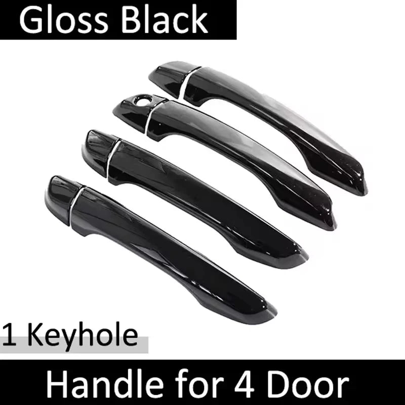 For Citroen Jumpy K0 Dispatch 2016 2024 2017 2019 Anti-scratch Carbon Fiber Chrome Fiber Door Handle Covers Trim Car Accessories