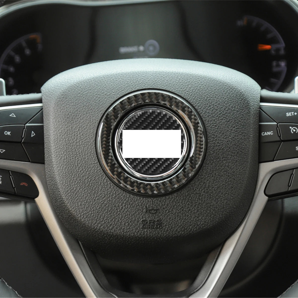Car Steering Wheel Center Decoration Cover Trim Protector fo