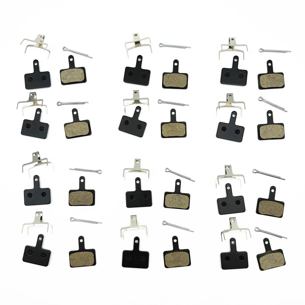 2/4/12Pairs Bicycle Disc Brake Pads Resin / Semi-Metal / Ceramics For Shimano Deore B01S B03S B05S MT200 MT400 MT500 UR300 M3050