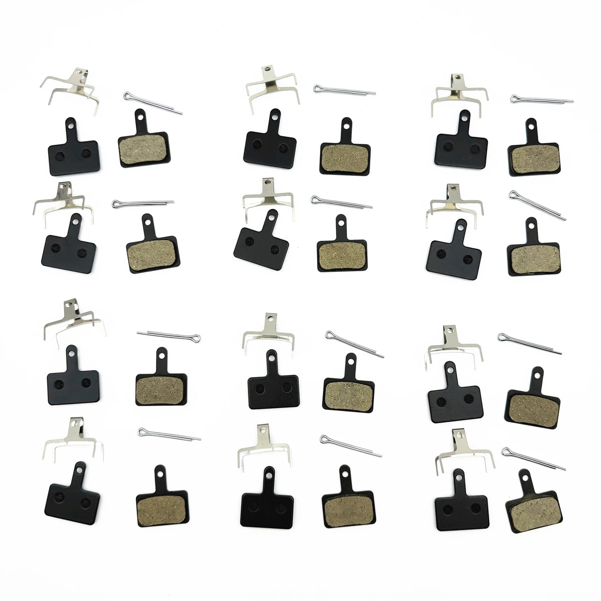 2/4/12Pairs Bicycle Disc Brake Pads Resin / Semi-Metal / Ceramics For Shimano Deore B01S B03S B05S MT200 MT400 MT500 UR300 M3050