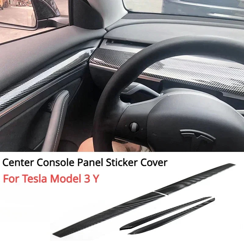 For Tesla Model 3 ModelY 2017-2024 Dashboard Trim Center Con