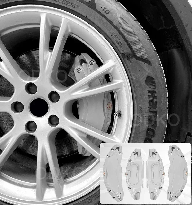 For Tesla Model YL 2025 Brake Caliper Covers Set of 4 Caliper Covers 18 19 Inch Wheel Hub Aluminium Alloy Accessories