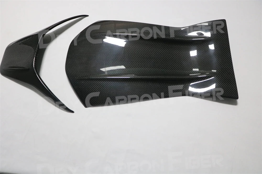 Dry Carbon Fiber Car Seat Back Cover Trim For Mercedes Benz A45 CLA45 GLA45 C63 AMG C43 E63 2012-18 Interior Seat Trim Body Kits