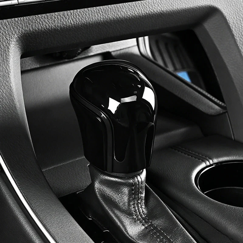 For Toyota Corolla 2019-2024 Camry 2018-2023 Carbon Fiber Car Gear Shift Knob Cover Lever Stick Head Car Accessories Trim