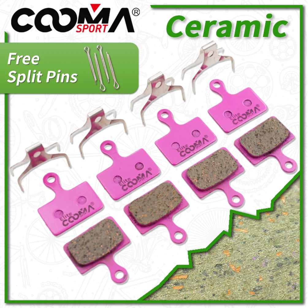 4 Pairs Ceramic Disc Brake Pads for Shimano XTR M9100 Dura A