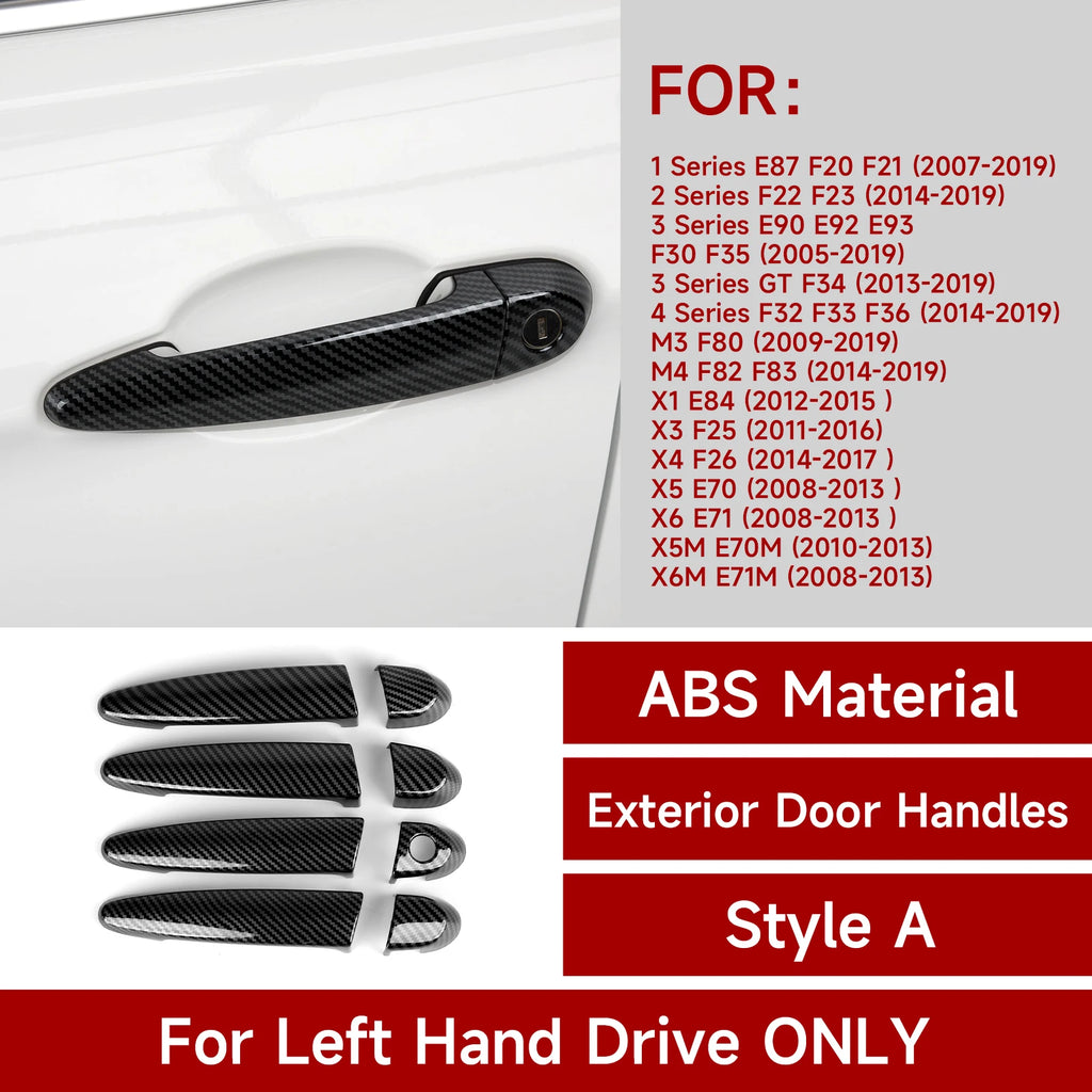 Car Exterior Door Handle Trim For BMW E87 F20 F21 F22 F23 E9