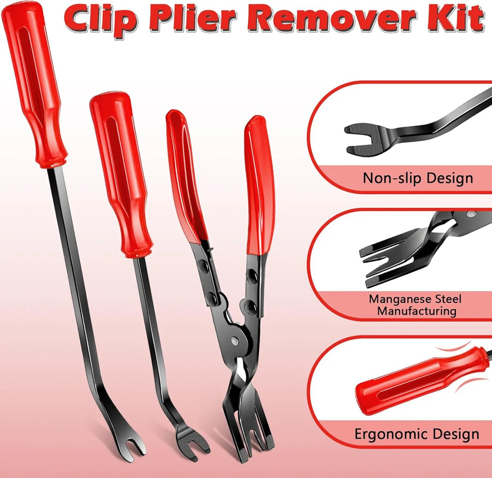 7Pcs Car Trim Removal Tool Kit Non-Scratch Plastic Pry Tool 