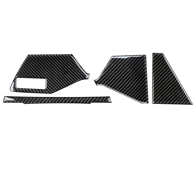 Real Soft Carbon Fiber Sticker for Audi A3 S3 8Y 2021 2022 2023 2024 2025 RHD LHD Car Central Control Instrument Interior Trim