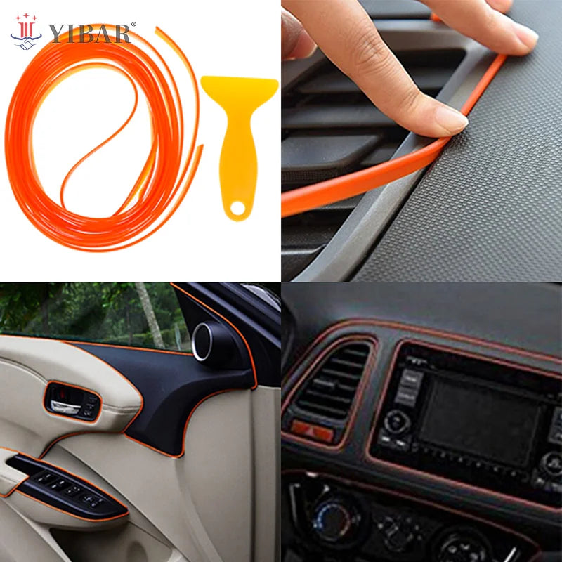 Car Interior Decor Styling Ideas 5M Orange Car Accessories U