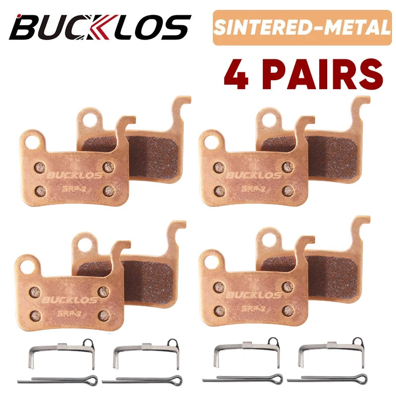 BUCKLOS Sintered-Metal MTB Brake Pads for M06 M07 Bicycle Hydraulic Disc Brake Pads Metallic Bike Brake Pad Mountain Bike Part