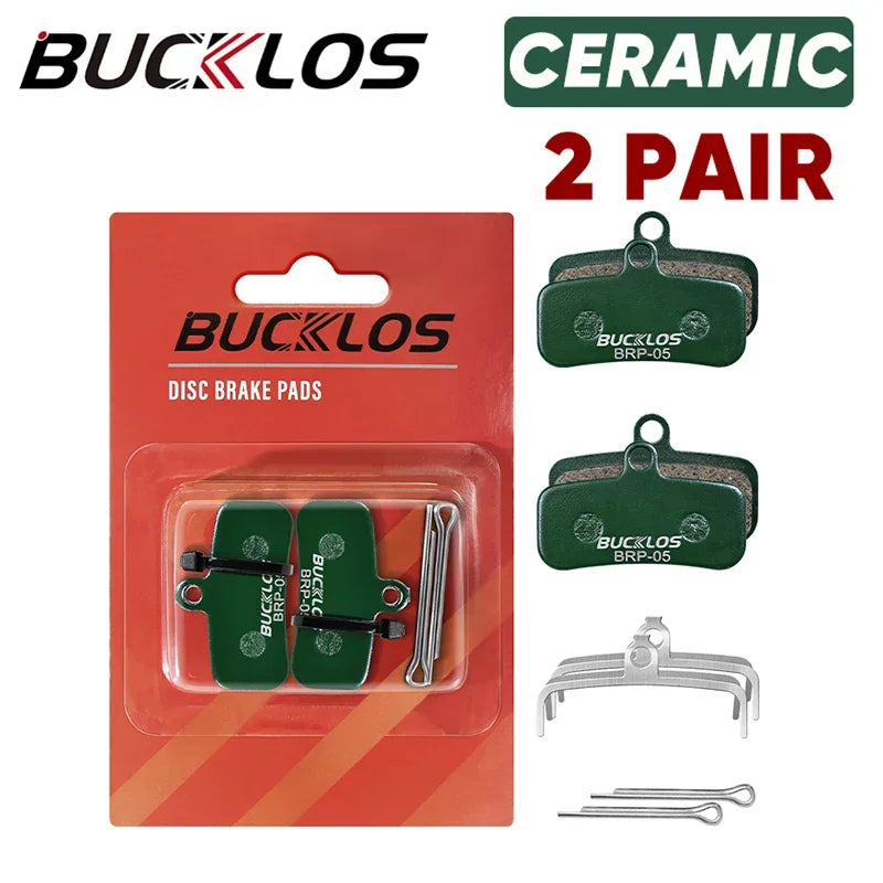 BUCKLOS B01S Brake Pads Bicycle Ceramic Disc Brake Pads for M9000 M9020 M975 M965 M9120 M8020 M8120 Cycling Brake Pad 2/4PC