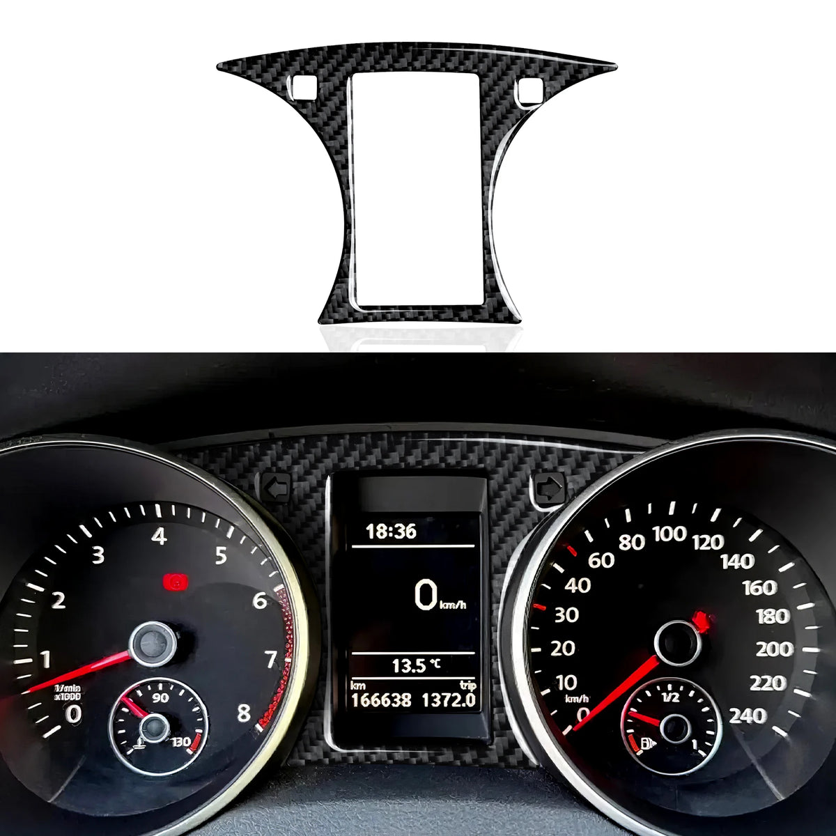 Car Center Console Gear Shift Panel For Volkswagen Golf VI M