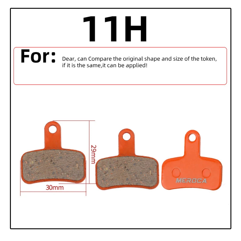 Bicycle Resin Brake Pad Mtb For Shimano M375 M445 Mt200 Bb5 Bb7 Mountain Road Bike Hydraulic Disc Brake Pads