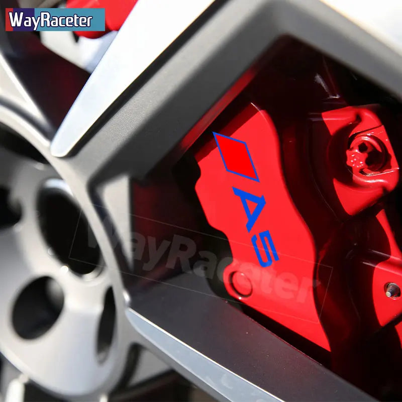 6 Pcs Top Vinyl Decal High Temperature Car Brake Caliper Sti